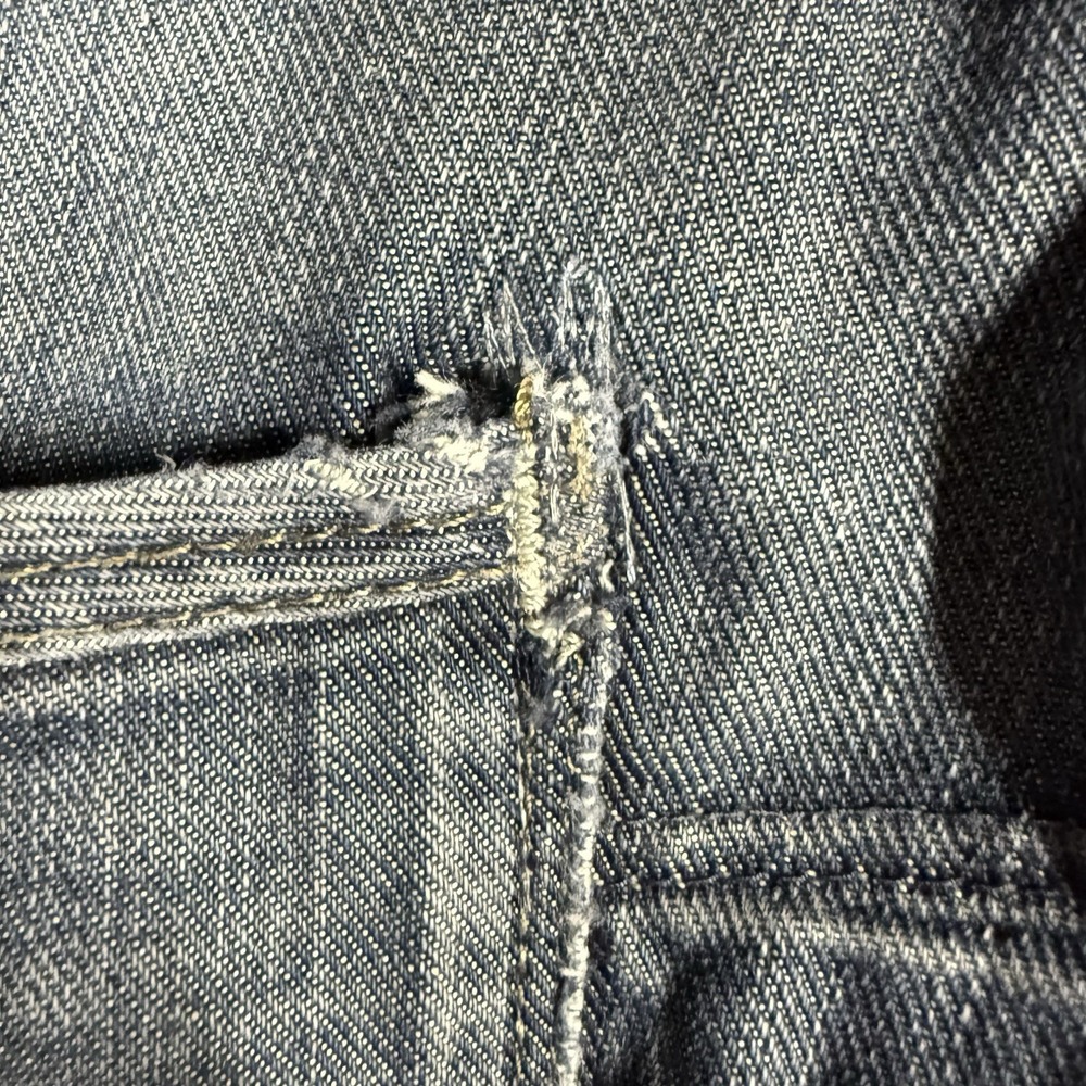 GStar Raw Navy Jack Loose Tapered Jeans Mens 29x30 Distressed Repaired Italy - Picture 7 of 16